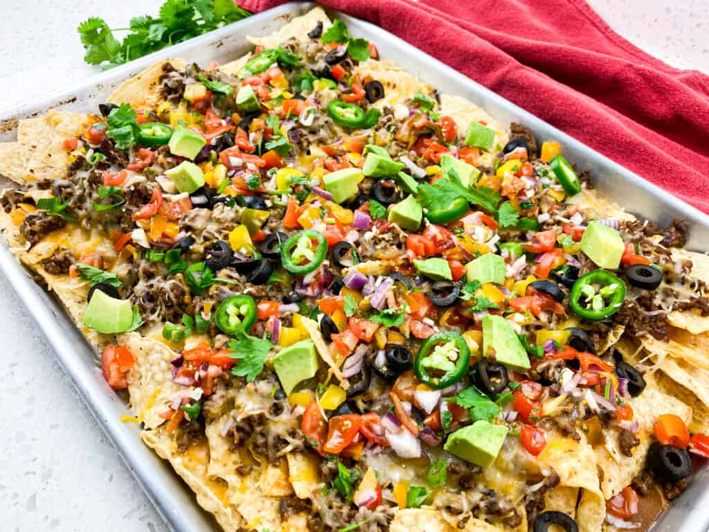 sheet pan nachos